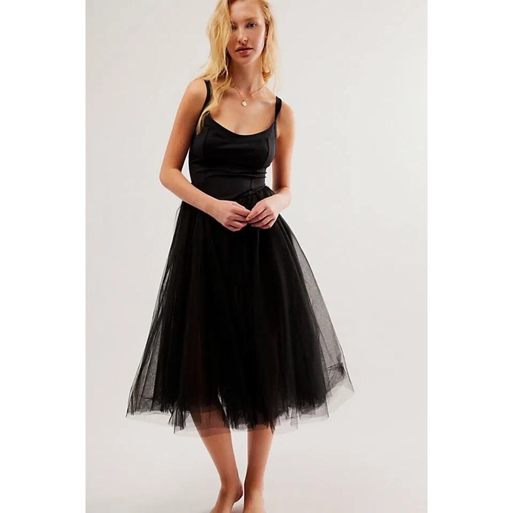 Free People Intimately Fp Let's Talk Tutu Slip Dress Large